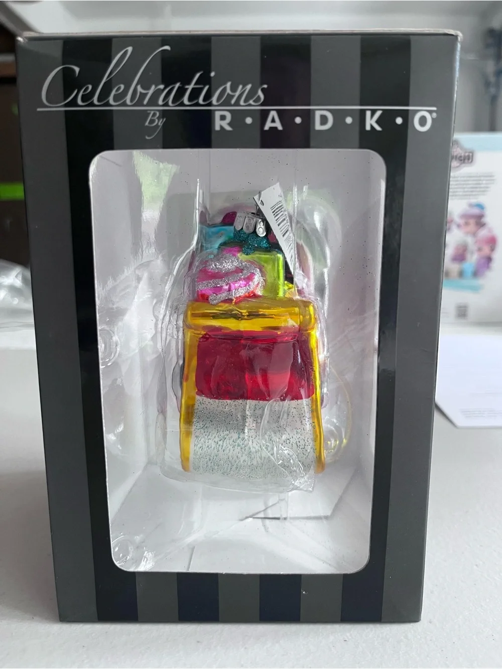 Christopher Radko Red Sleigh with Gifts Ornament 2016